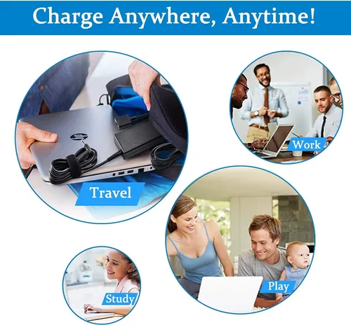 Vista 9 de Cargador adaptador de CA para HP ProBook 430 G1, e3u93ut, 2000-2d69nr, g6-2210us HP Elitebook Folio 31,069.6 ft, e1y34ut, e1y35ut, e1y37ut HP