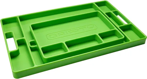 Vista 8 de Gripty (Duo-Pack) Bandeja de herramientas de silicona premium Flexible Alfombrilla multiusos Organizador de caja de herramientas portátil