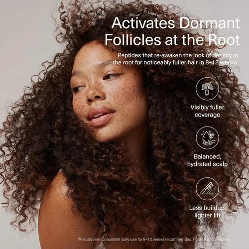 Vista 5 de Bloom - Suero capilar de cobre clínicamente probado GHK-CU para el crecimiento del cabello, péptidos de cobre múltiples, no grasos y ligeros