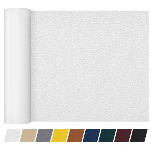 Vista 11 de Cinta de parche de reparación de cuero de 8 x 12 pulgadas, 2 piezas de cinta autoadhesiva fuerte de cuero para muebles, sofás, asientos