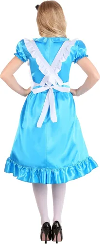 Vista 3 de Disfraz de Alicia en el país de las maravillas para mujer Maravillosa Alice Co