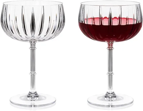 Vista 10 de LEMONSODA Rims Orient-Coupe - Copas de vino (loto, decoración, vino) (2 unidades)