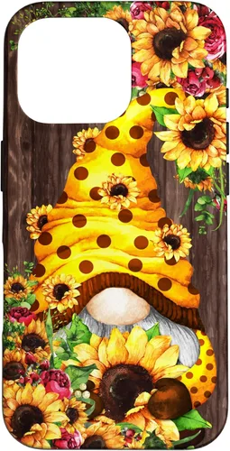 Vista 20 de Yellow Sunflower Gnome for Women Cute Summer Flower Pattern Case for iPhone 17