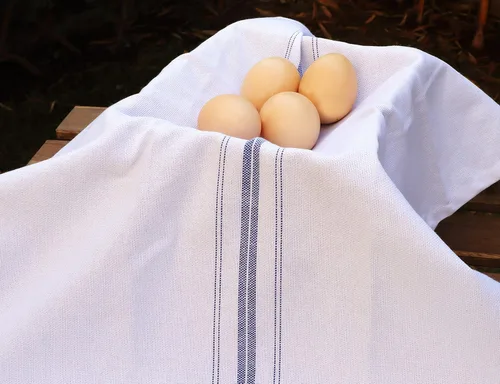 Vista 3 de AMOUR INFINI Juego de 12 toallas de cocina de algodón blanco, altamente absorbentes, suaves, de secado rápido, toallas comerciales, de restaurante