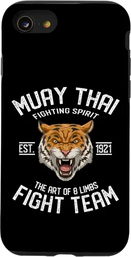 Vista 18 de iPhone 16 Muay Thai Tiger - Thai Boxing and Kickboxing Gift Case