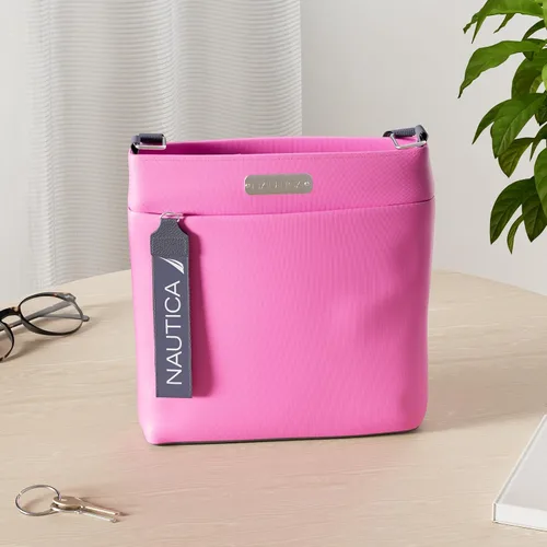 Vista 67 de Nautica Diver - Bolso bandolera pequeño de nailon para mujer con correa ajustable para el hombro