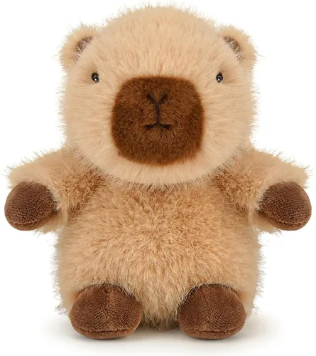 Capybara de peluche suave lindos animales de peluche de 15 cm Capybara de peluche para abrazar Almohada regalos de cumpleaños, Navidad y San