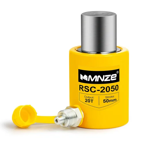 Vista 12 de Gato Cilindro Hidráulico de 10T 50mm/2" de Carrera Porta Power Ram Jack Cilindro de Elevación de Acción Simple Se Retrae Automáticamente