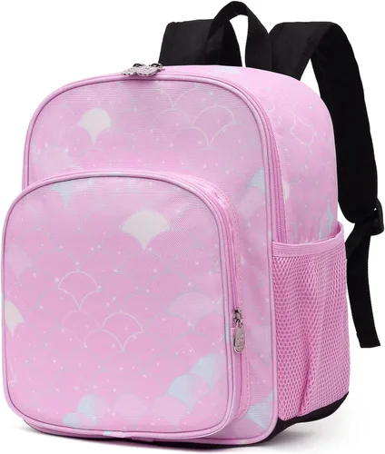 CLUCI Mochila infantil para niños y niñas, mochila para preescolar con correa ajustable, 12L, Rosa 404, Mochilas Daypack