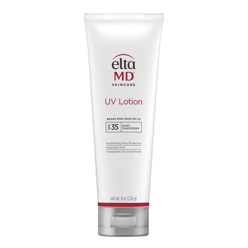 Vista 6 de EltaMD Loción UV Protector solar corporal, SPF 30+ Protector solar, loción corporal con SPF Hecho con óxido de zinc y ácido hialurónico