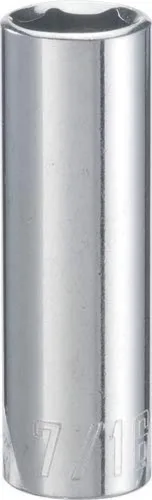 Vista 9 de CRAFTSMAN Dado Profundo, SAE, Impulsor de 1/4 Pulgadas, 1/2 Pulgada, 6 Puntos (CMMT43589)