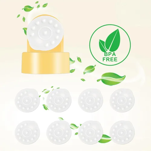 Vista 5 de 8 piezas de repuesto de membrana de silicona para Medela, piezas de extractor de leche sin BPA, accesorios de mano de repuesto para válvulas