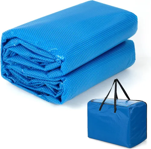 S AFSTAR Cubierta de piscina rectangular de 12 x 24 pies, con bolsa de transporte, impermeable y a prueba de polvo, cubierta de piscina resistente,