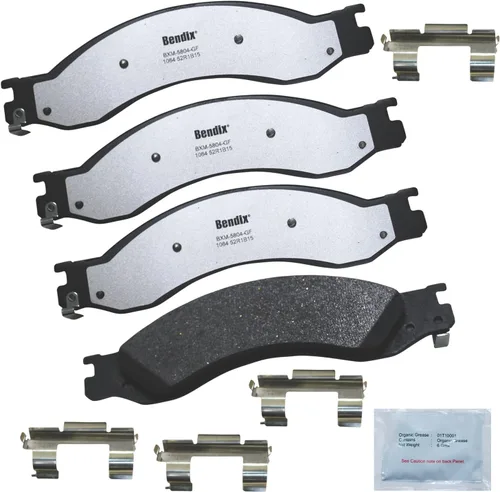 Vista 180 de Pastillas de freno Bendix Fleet Metlok MKD52FM para Apollo, Centurion, Century, Chasis Comercial, Electra, Estate Wagon, GS, 50, 400, 455, LeSabre