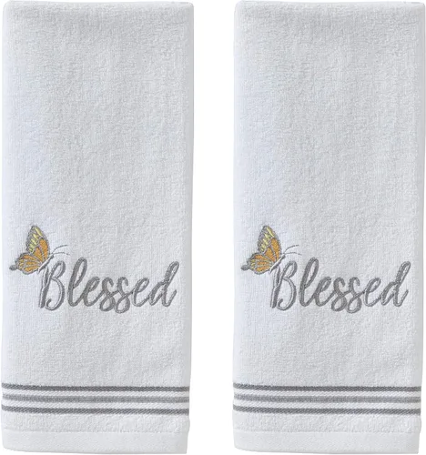 Vista 12 de SKL Home by Saturday Knight Ltd. - Toalla de mano para mamá (paquete de 2), color blanco