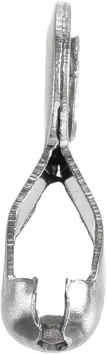 Vista 4 de uxcell Conector de cadena de bolas, conexión de acero inoxidable de 0.079 in y 0.094 in, paquete de 15