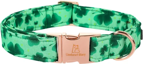 Vista 33 de Lionheart glory Collar de perro azul collar de verano para perro, collar de fiesta para perros machos o niñas, collares ajustables suaves