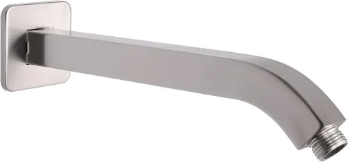 Vista 12 de Brazo de Ducha HarJue, Extensor de Cabezal de Ducha de Lluvia, Con Brida y Cinta de Teflón, Hecho de Acero Inoxidable Grueso para Ducha de Lluvia