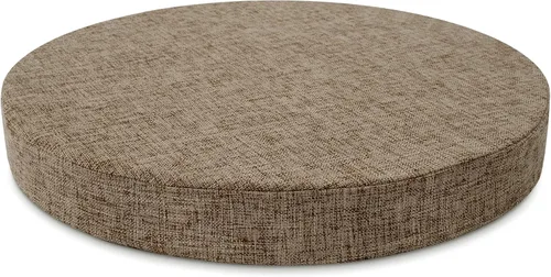 Tromlycs Cojín redondo para asiento de silla de 16 pulgadas, para taburetes circulares, almohada de espuma decorativa antideslizante, 1 pieza, 16 x