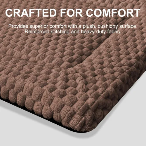 Vista 3 de Tapete de Cama para Perro, Reversible y Ultra Suave, Almohadilla de Perrera - Lavable a Máquina, Cama para Mascotas para Perros y Gatos - Forro