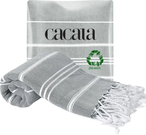 Vista 97 de Cacala Toallas de cocina 100% algodón turco, altamente absorbentes, suaves, de secado rápido, con lazo para colgar, para gimnasio, yoga, baño