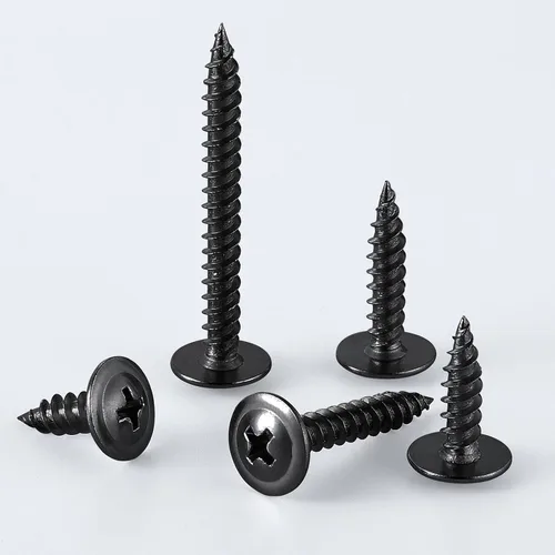 Vista 4 de Wensilon (250 piezas) #8 × 1 "Tornillos de madera con cabeza de armadura negra de metal rápido autorroscantes óxido de zinc