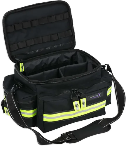 Vista 3 de Lightning X Products Lightning X Bolsa EMT de Primeros Auxilios de Tamaño Mediano LXMB25 Kit de Primeros Auxilios Completamente Equipado con más