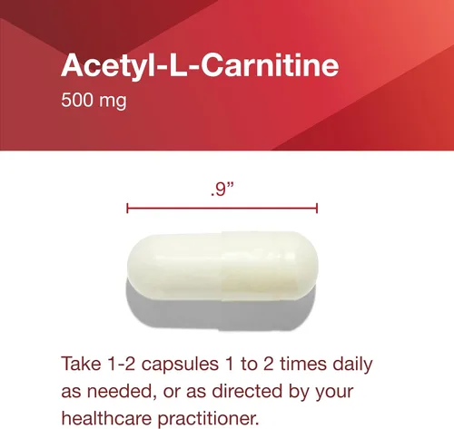 Vista 7 de PROTOCOL FOR LIFE BALANCE Acetil- L-Carnitina 500mg - Suplemento energético, nervio y apoyo cerebral - 100 cápsulas vegetales