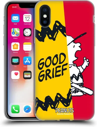 Vista 383 de Head Case Designs Officially Licensed Peanuts Charlie & Woodstock Nap Halfs and Laughs Gel Case [Military Grade Protection] Compatible with Apple