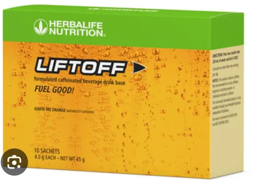 Herbalife Nutrition LIFTOFF Energy Stick Packs - Limón-Limón Blast - Bebida instantánea para un impulso natural de energía, despeja la mente, mejora