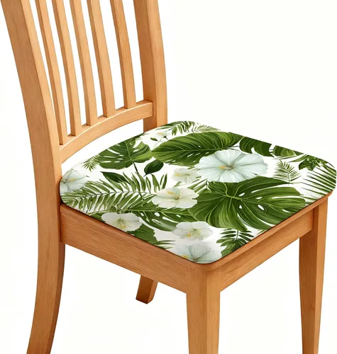 Vista 18 de Fundas de asiento para silla, impermeables, elásticas, estampadas, con lazos elásticos, extraíble, lavable, protector para sillas tapizadas de Negro