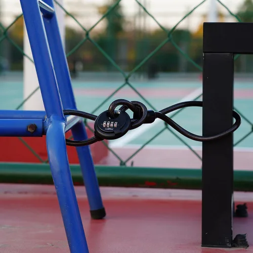 Vista 6 de Guliffen Cerradura combinada para exteriores para unidad de almacenamiento, bloqueo de disco resistente a la intemperie para cobertizos, puertas