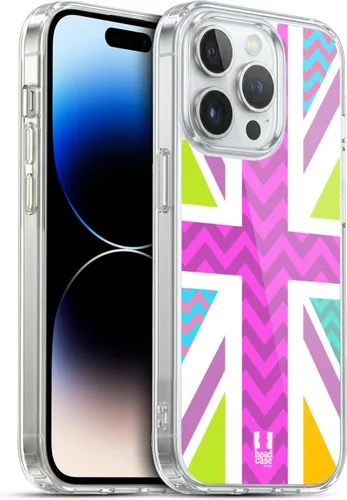 Vista 171 de Head Case Designs Blue Gingham Union Jack Collection - Funda de gel suave compatible con Apple iPhone 7 Plus/iPhone 8 Plus