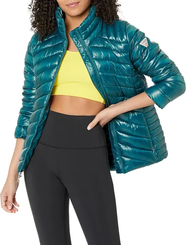 Vista 3 de GUESS Chaqueta ligera plegable para mujer Acolchada, acolchada de transición