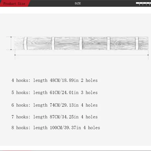 Vista 2 de Ganchos para colgar en la pared, gancho invisible para colgar en la pared, perchero creativo para dormitorio, perchero de madera para colgar