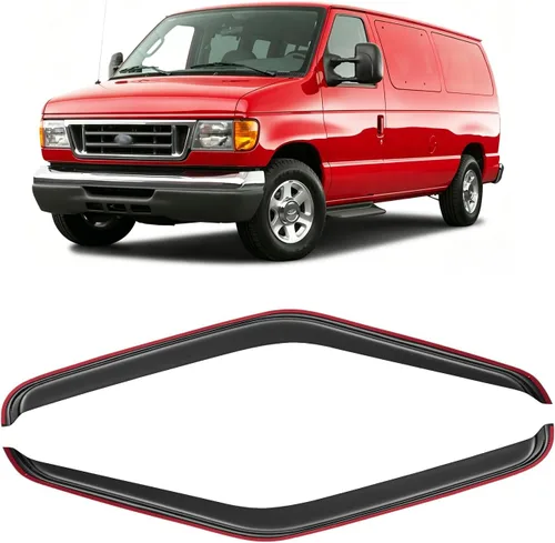 Vista 66 de Visera de ventana para Jeep Cherokee 1984-2001 (Excluye Modelo Limited), Protectores Guards Shields de lluvia de canal exterior, Deflector