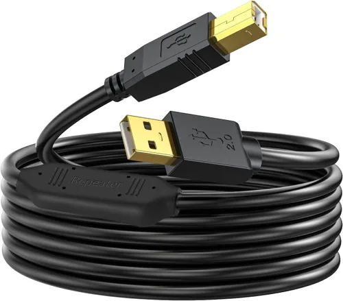 Vista 8 de Cable de impresora de 3 pies - Cable USB A a USB B compatible con HP, Canon, Brother, Samsung, Dell, Epson, Lexmark, Xerox y más