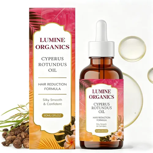 Cyperus Rotundus Oil, Cyperus Rotundus Oil for Hair Removal, Reducing Body Hair Growth, Moisturizes & Soothes The Skin, 2 FLoz (1PCS)