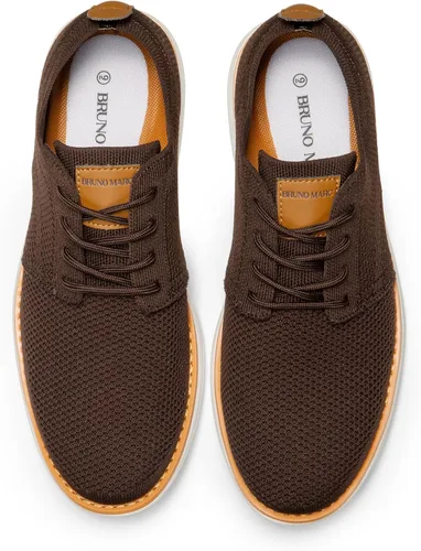 Vista 3 de Bruno Marc Zapatillas de malla para hombre Oxfords ligeras