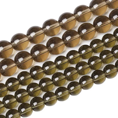 Vista 79 de 36 piezas de cuentas sueltas de espacio de jade de epidoto verde y rojo natural de 10 mm, cuentas redondas para hacer joyas DIY, collares, pulseras