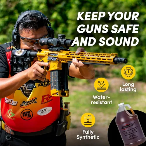 Vista 6 de radcolube CLP (Aceite/Limpiador para armas) jarra de 1 galón.