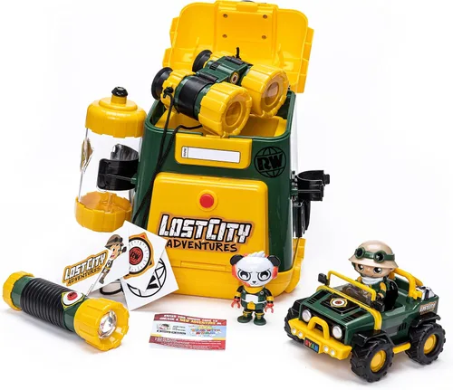 Vista 3 de Ryan's World 919640.002 Mochila Aventura Ciudad Perdida, Multi, 8.0 x 12.0 x 11.0 in