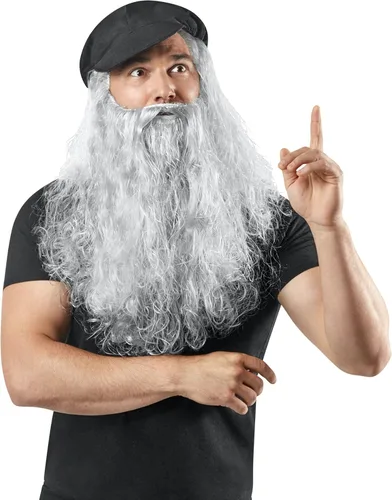 Forum Novelties - Kit de disfraz de Leonardo Da Vinci para hombre, multicolor, talla única, Varios color