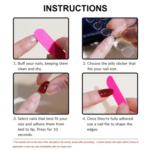 Vista 6 de Uñas postizas acrílicas ovaladas de almendra a presión, diseño de otoño rojo vino con efecto espejo mágico plateado, uñas artificiales de cobertura