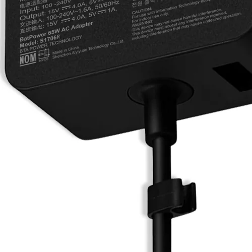 Vista 4 de BatPower Cargador para portátil de superficie de 15 V 4 A, 65 W, compatible con Microsoft Surface Book Laptop 4 3 2 1 Surface Pro X 7 6 5 4 Go