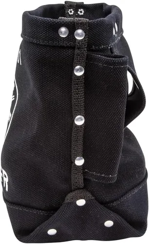 Vista 6 de Klein Tools 5416TFR Tool Bag, Flame Resistant Canvas Bag for Bolt Storage with Double Reinforced Bottom and Tunnel Connect, 5 x 10 x 9-Inch