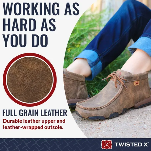 Vista 3 de Twisted X Women's Handcrafted Cowgirl Lace-up Chukka Shoes