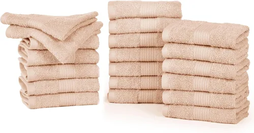 Vista 26 de Ample Decor Paquete de 10 paños de lavado con certificación Oeko Tex de 21.16 oz/m², 100% algodón, suaves, absorbentes, duraderos y lavables a