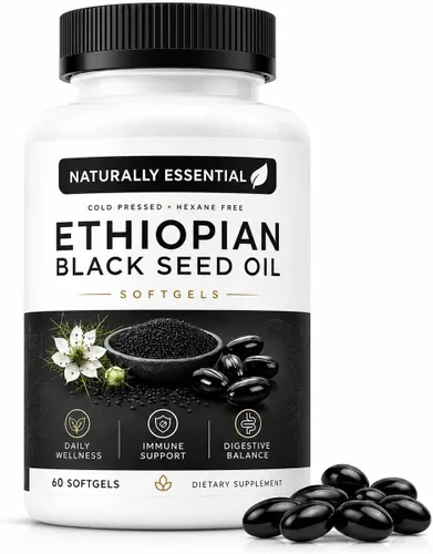 Cápsulas de aceite de semilla negra etíope