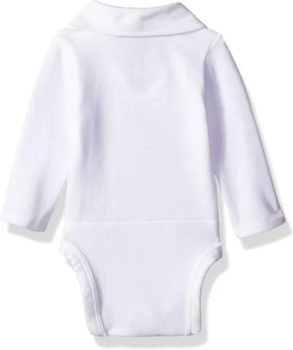 Vista 2 de Hanes Ultimate Baby Flexy - Conjunto de 2 piezas (pantalón con body polo de manga larga)